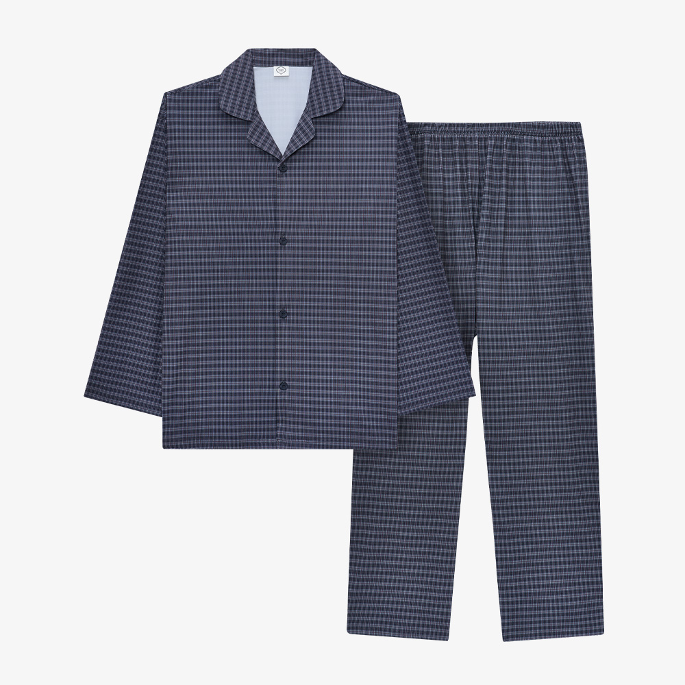 남성 선염 기모 파자마 #J63