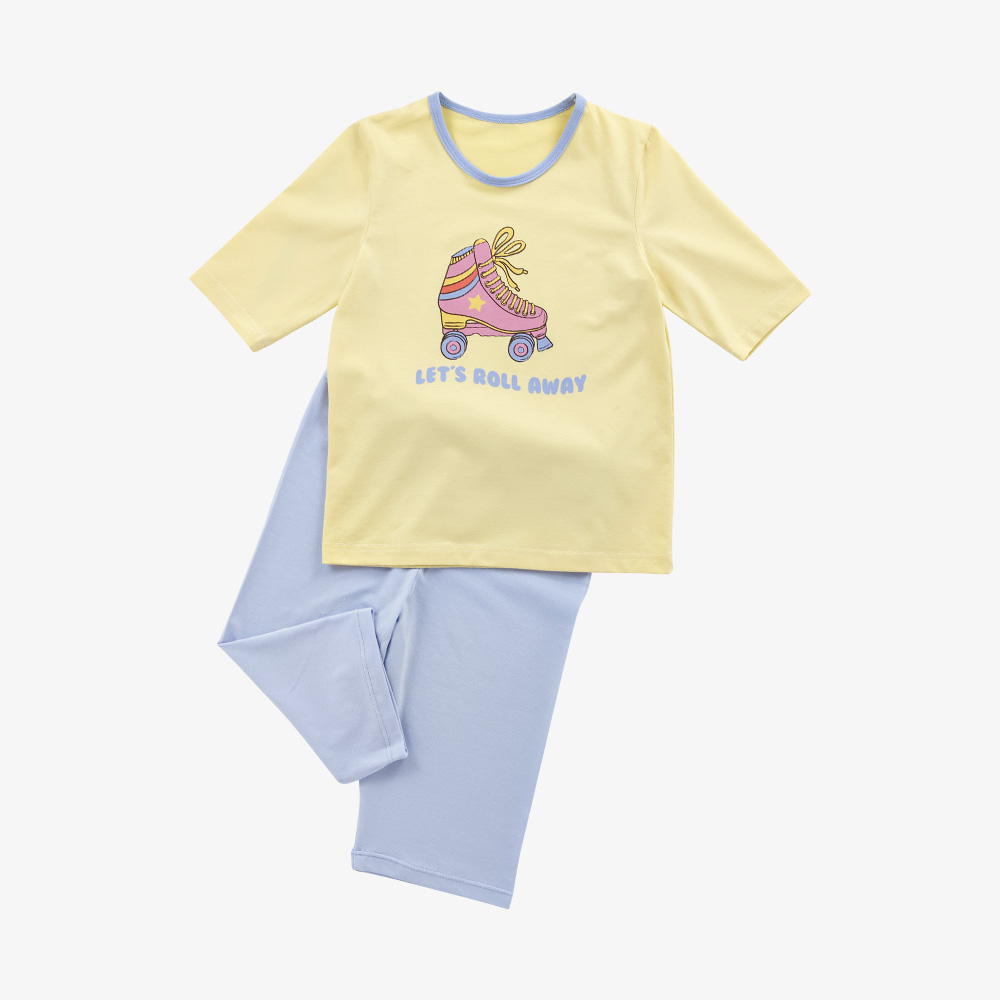 크리켓 여아 7부 상하 세트 #J11