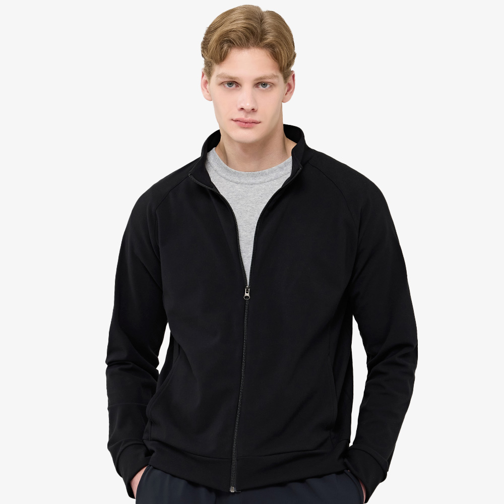 더뷰 남성 기모 집업 자켓