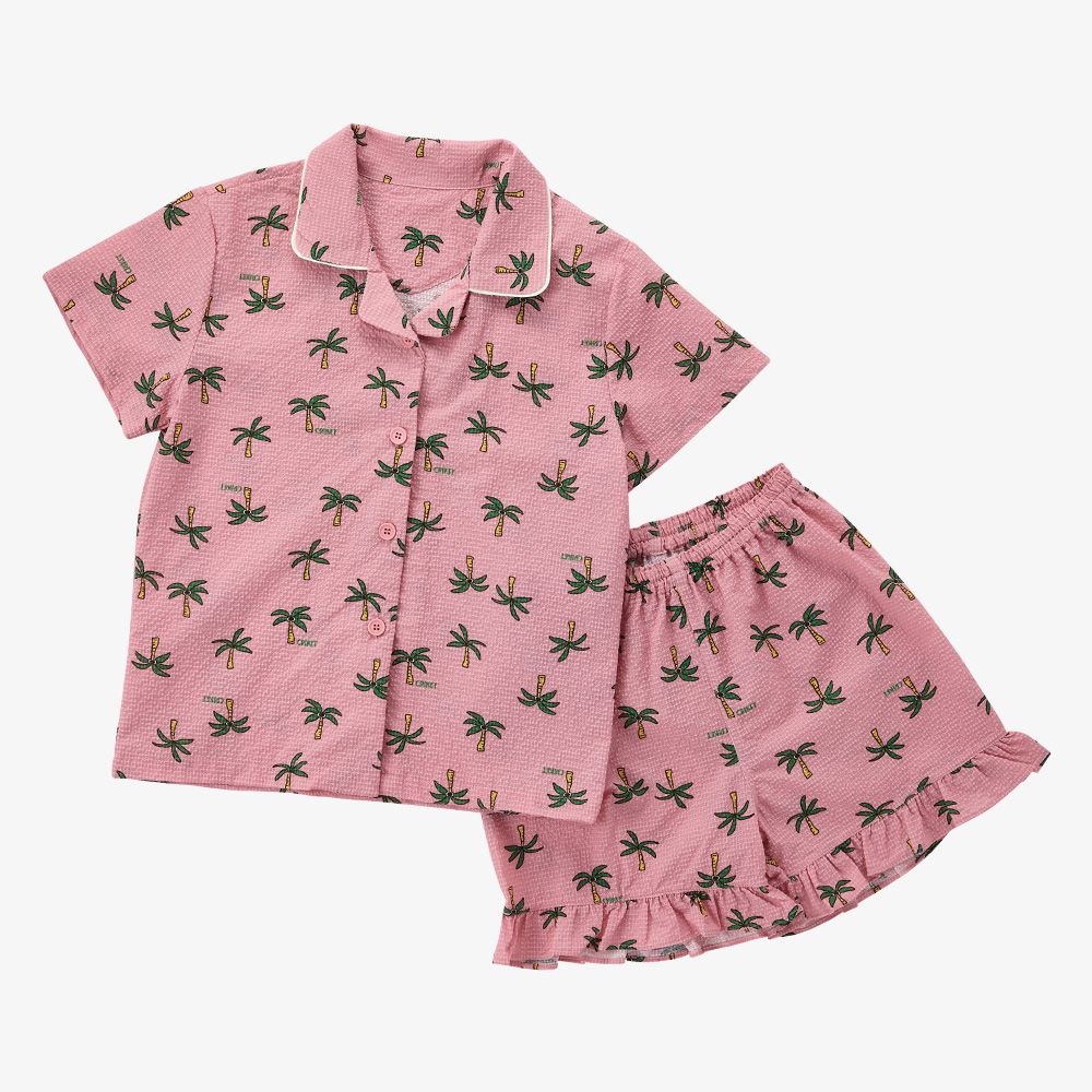 크리켓 여아 홈앤 5부 써커 셋업 #J11