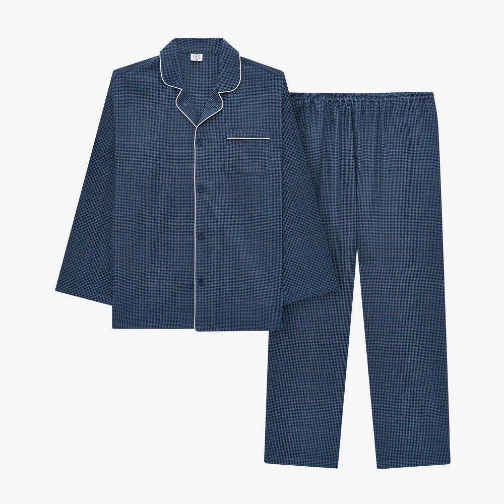 남성 선염 기모 파자마 #J62